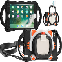 Load image into Gallery viewer, Cute Cat King Kids Shockproof EVA Protective Case with Holder &amp; Shoulder Strap &amp; Handle, For iPad mini 2019 / 4 / 3 / 2 / 1