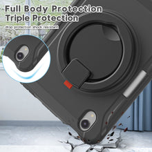Load image into Gallery viewer, Heavy Duty TPU Hybrid PC Tablet Case with 360 Rotation Handle Grip Holder &amp; Pen Slot, For iPad mini 6 / mini 2024