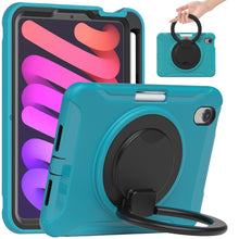 Load image into Gallery viewer, Heavy Duty TPU Hybrid PC Tablet Case with 360 Rotation Handle Grip Holder &amp; Pen Slot, For iPad mini 6 / mini 2024