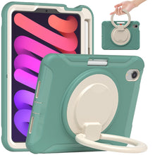 Load image into Gallery viewer, Heavy Duty TPU Hybrid PC Tablet Case with 360 Rotation Handle Grip Holder &amp; Pen Slot, For iPad mini 6 / mini 2024