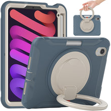 Load image into Gallery viewer, Heavy Duty TPU Hybrid PC Tablet Case with 360 Rotation Handle Grip Holder &amp; Pen Slot, For iPad mini 6 / mini 2024