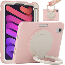 Load image into Gallery viewer, Heavy Duty TPU Hybrid PC Tablet Case with 360 Rotation Handle Grip Holder &amp; Pen Slot, For iPad mini 6 / mini 2024
