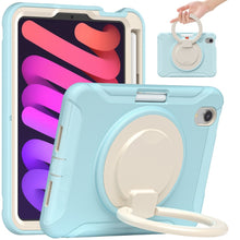 Load image into Gallery viewer, Heavy Duty TPU Hybrid PC Tablet Case with 360 Rotation Handle Grip Holder &amp; Pen Slot, For iPad mini 6 / mini 2024