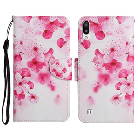 Painted Pattern Horizontal Flip Leather Case with Holder & Card Slot & Wallet, For Samsung Galaxy A01, For Samsung Galaxy A02