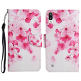 Painted Pattern Horizontal Flip Leather Case with Holder & Card Slot & Wallet, For Samsung Galaxy A01, For Samsung Galaxy A02