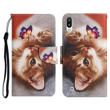 Load image into Gallery viewer, Painted Pattern Horizontal Flip Leather Case with Holder &amp; Card Slot &amp; Wallet, For Samsung Galaxy A01, For Samsung Galaxy A02