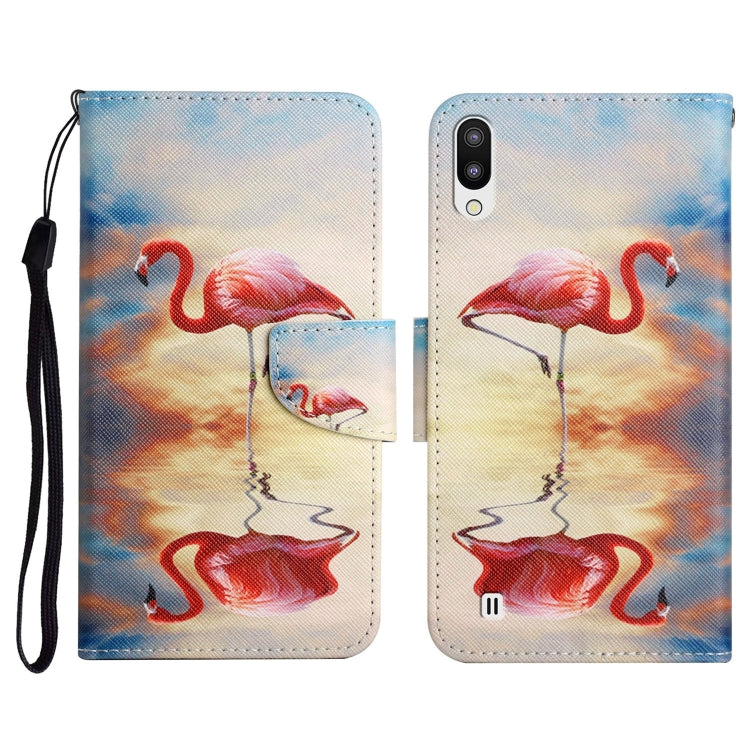 Painted Pattern Horizontal Flip Leather Case with Holder & Card Slot & Wallet, For Samsung Galaxy A01, For Samsung Galaxy A02