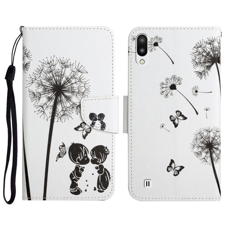 Painted Pattern Horizontal Flip Leather Case with Holder & Card Slot & Wallet, For Samsung Galaxy A01, For Samsung Galaxy A02