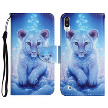 Load image into Gallery viewer, Painted Pattern Horizontal Flip Leather Case with Holder &amp; Card Slot &amp; Wallet, For Samsung Galaxy A01, For Samsung Galaxy A02