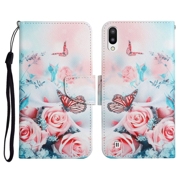 Painted Pattern Horizontal Flip Leather Case with Holder & Card Slot & Wallet, For Samsung Galaxy A01, For Samsung Galaxy A02