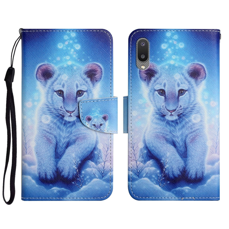 Painted Pattern Horizontal Flip Leather Case with Holder & Card Slot & Wallet, For Samsung Galaxy A01, For Samsung Galaxy A02