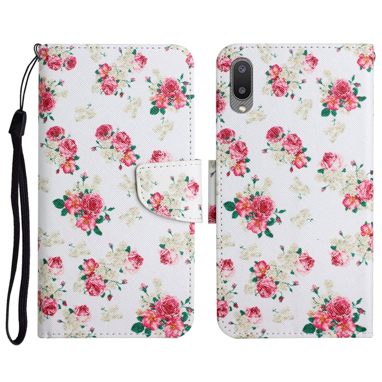 Painted Pattern Horizontal Flip Leather Case with Holder & Card Slot & Wallet, For Samsung Galaxy A01, For Samsung Galaxy A02
