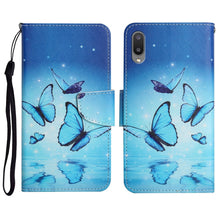 Load image into Gallery viewer, Painted Pattern Horizontal Flip Leather Case with Holder &amp; Card Slot &amp; Wallet, For Samsung Galaxy A01, For Samsung Galaxy A02
