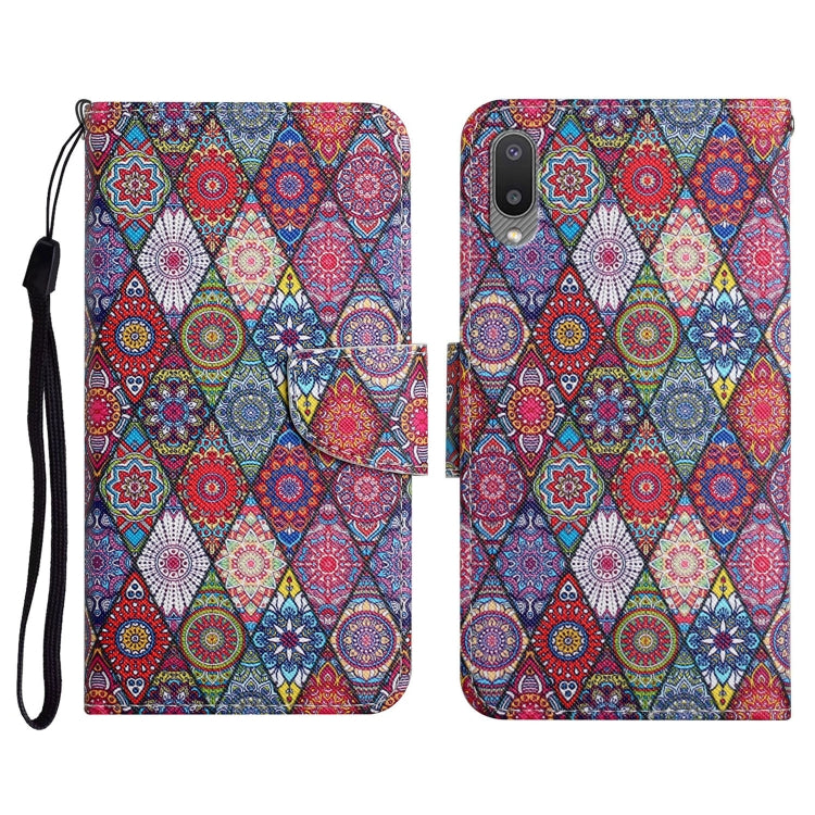 Painted Pattern Horizontal Flip Leather Case with Holder & Card Slot & Wallet, For Samsung Galaxy A01, For Samsung Galaxy A02