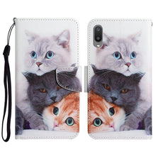 Load image into Gallery viewer, Painted Pattern Horizontal Flip Leather Case with Holder &amp; Card Slot &amp; Wallet, For Samsung Galaxy A01, For Samsung Galaxy A02