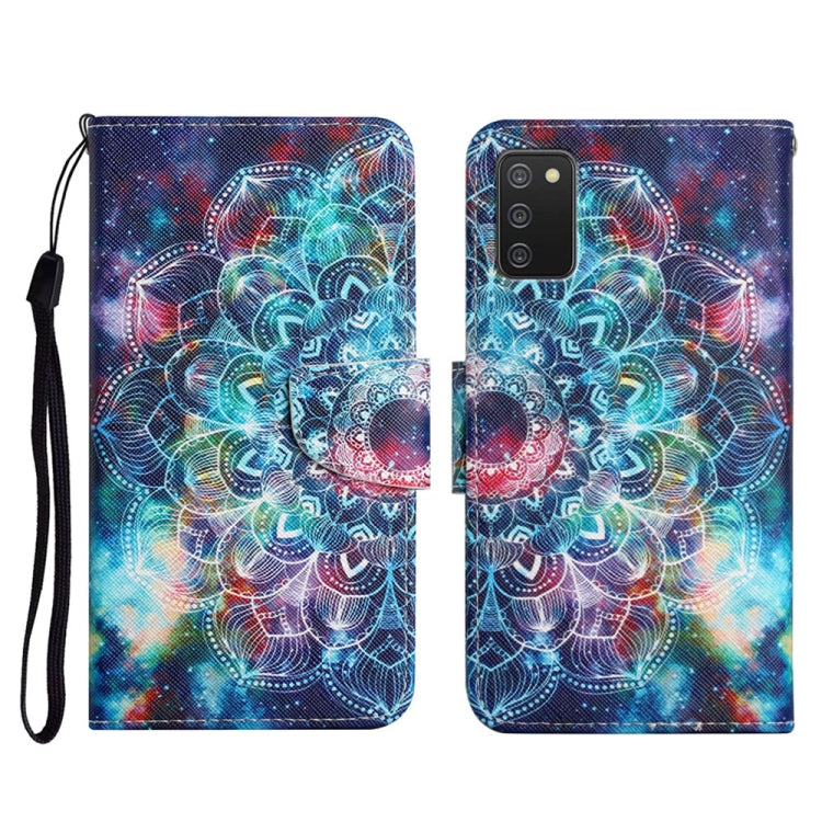 Painted Pattern Horizontal Flip Leather Case with Holder & Card Slot & Wallet, For Samsung Galaxy A02s US Edition, For Samsung Galaxy A02s EU Edition