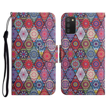 Load image into Gallery viewer, Painted Pattern Horizontal Flip Leather Case with Holder &amp; Card Slot &amp; Wallet, For Samsung Galaxy A02s US Edition, For Samsung Galaxy A02s EU Edition