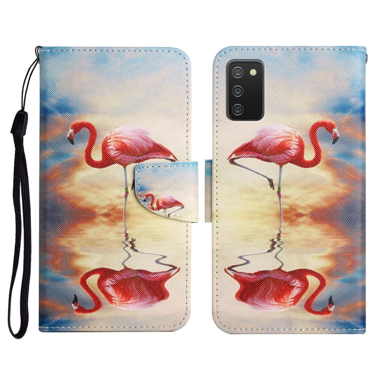 Painted Pattern Horizontal Flip Leather Case with Holder & Card Slot & Wallet, For Samsung Galaxy A03s 164mm, For Samsung Galaxy A10 / M10