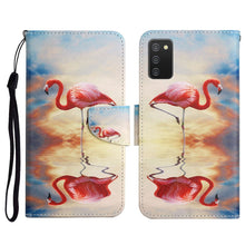 Load image into Gallery viewer, Painted Pattern Horizontal Flip Leather Case with Holder &amp; Card Slot &amp; Wallet, For Samsung Galaxy A03s 164mm, For Samsung Galaxy A10 / M10