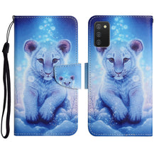 Load image into Gallery viewer, Painted Pattern Horizontal Flip Leather Case with Holder &amp; Card Slot &amp; Wallet, For Samsung Galaxy A03s 164mm, For Samsung Galaxy A10 / M10