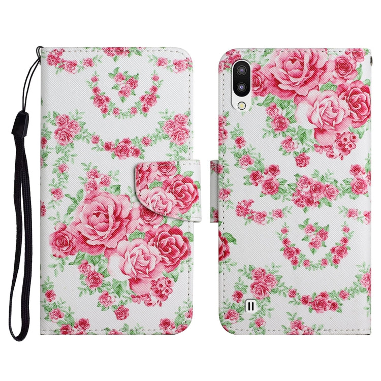 Painted Pattern Horizontal Flip Leather Case with Holder & Card Slot & Wallet, For Samsung Galaxy A03s 164mm, For Samsung Galaxy A10 / M10