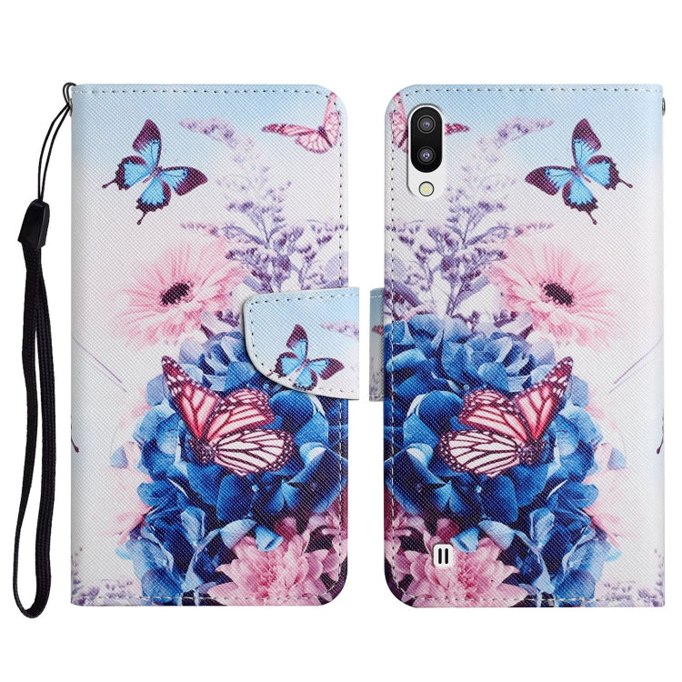 Painted Pattern Horizontal Flip Leather Case with Holder & Card Slot & Wallet, For Samsung Galaxy A03s 164mm, For Samsung Galaxy A10 / M10