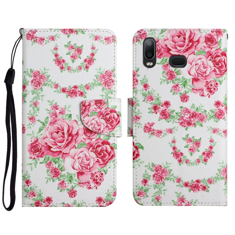 Painted Pattern Horizontal Flip Leather Case with Holder & Card Slot & Wallet, For Samsung Galaxy A10s, For Samsung Galaxy A11
