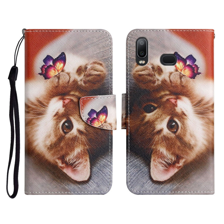 Painted Pattern Horizontal Flip Leather Case with Holder & Card Slot & Wallet, For Samsung Galaxy A10s, For Samsung Galaxy A11