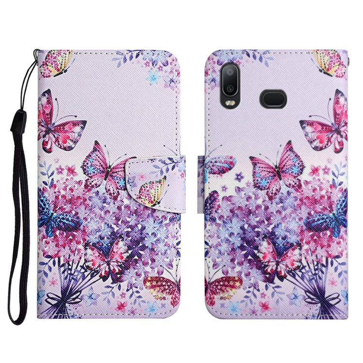 Painted Pattern Horizontal Flip Leather Case with Holder & Card Slot & Wallet, For Samsung Galaxy A10s, For Samsung Galaxy A11