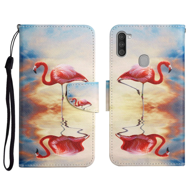 Painted Pattern Horizontal Flip Leather Case with Holder & Card Slot & Wallet, For Samsung Galaxy A10s, For Samsung Galaxy A11