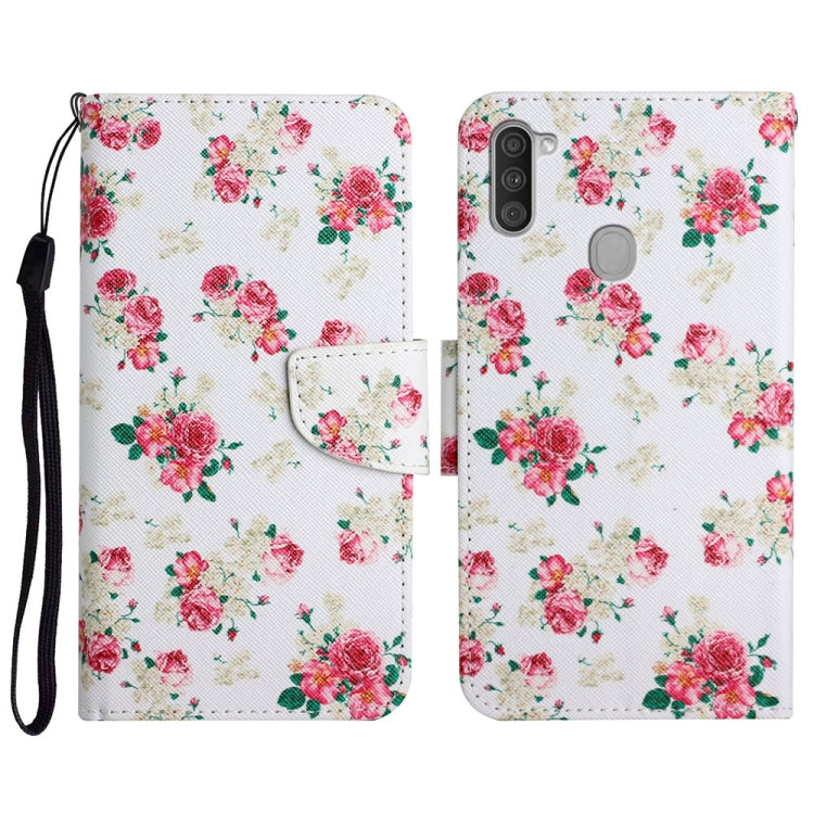 Painted Pattern Horizontal Flip Leather Case with Holder & Card Slot & Wallet, For Samsung Galaxy A10s, For Samsung Galaxy A11