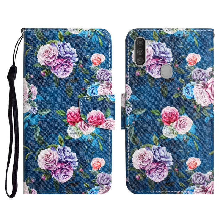 Painted Pattern Horizontal Flip Leather Case with Holder & Card Slot & Wallet, For Samsung Galaxy A10s, For Samsung Galaxy A11