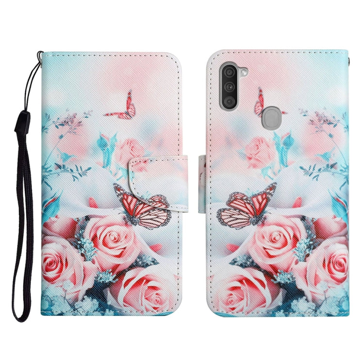 Painted Pattern Horizontal Flip Leather Case with Holder & Card Slot & Wallet, For Samsung Galaxy A10s, For Samsung Galaxy A11