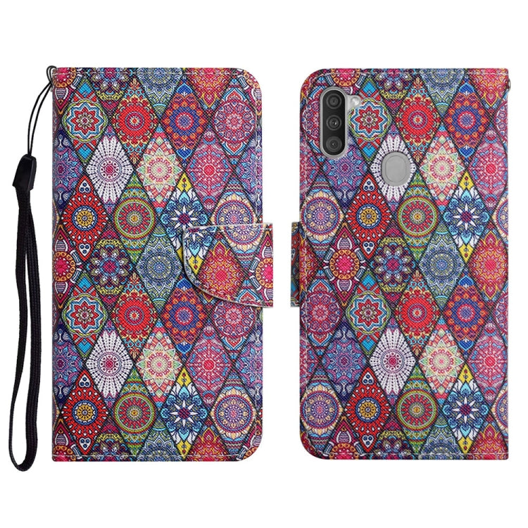 Painted Pattern Horizontal Flip Leather Case with Holder & Card Slot & Wallet, For Samsung Galaxy A10s, For Samsung Galaxy A11