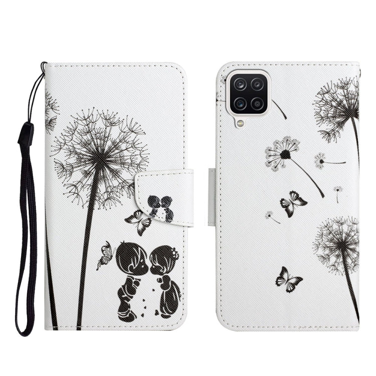Painted Pattern Horizontal Flip Leather Case with Holder & Card Slot & Wallet, For Samsung Galaxy A12, For Samsung Galaxy A20 / A30