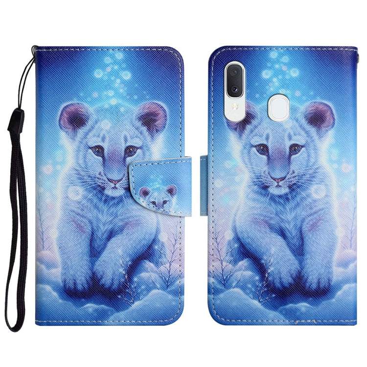 Painted Pattern Horizontal Flip Leather Case with Holder & Card Slot & Wallet, For Samsung Galaxy A12, For Samsung Galaxy A20 / A30