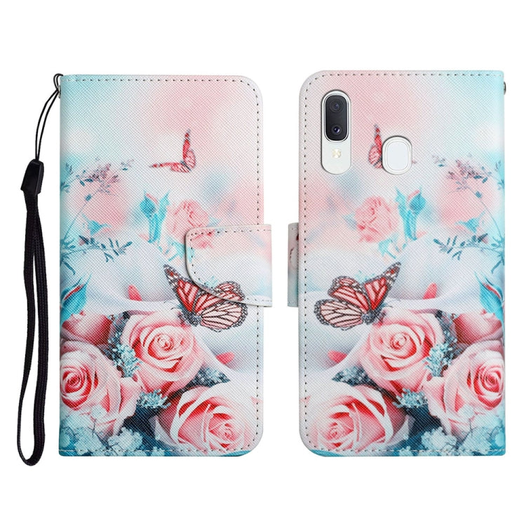 Painted Pattern Horizontal Flip Leather Case with Holder & Card Slot & Wallet, For Samsung Galaxy A12, For Samsung Galaxy A20 / A30