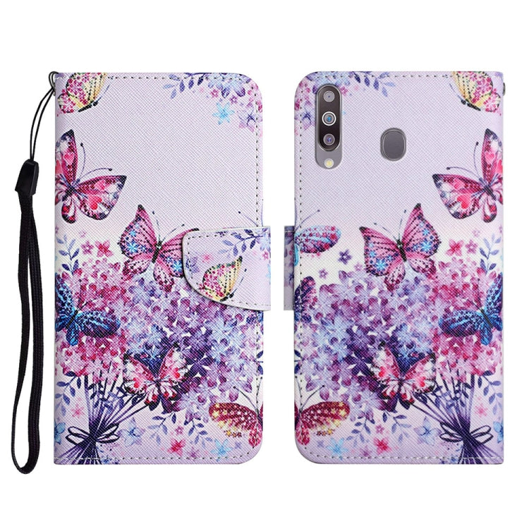 Painted Pattern Horizontal Flip Leather Case with Holder & Card Slot & Wallet, For Samsung Galaxy A20e, For Samsung Galaxy A20s