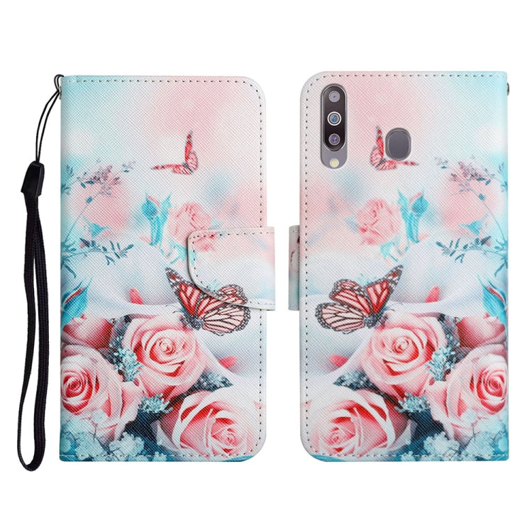 Painted Pattern Horizontal Flip Leather Case with Holder & Card Slot & Wallet, For Samsung Galaxy A20e, For Samsung Galaxy A20s