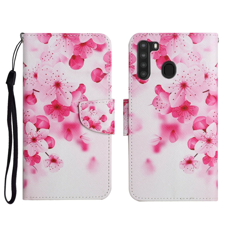 Painted Pattern Horizontal Flip Leather Case with Holder & Card Slot & Wallet, For Samsung Galaxy A21, For Samsung Galaxy A21s