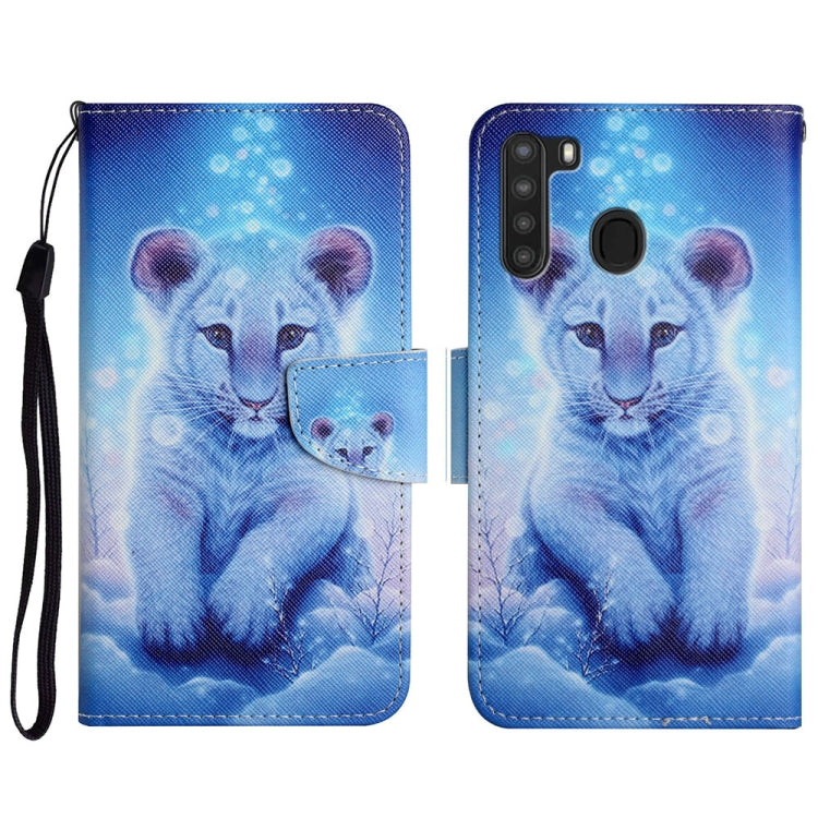 Painted Pattern Horizontal Flip Leather Case with Holder & Card Slot & Wallet, For Samsung Galaxy A21, For Samsung Galaxy A21s