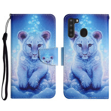 Load image into Gallery viewer, Painted Pattern Horizontal Flip Leather Case with Holder &amp; Card Slot &amp; Wallet, For Samsung Galaxy A21, For Samsung Galaxy A21s