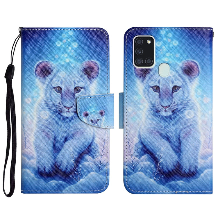 Painted Pattern Horizontal Flip Leather Case with Holder & Card Slot & Wallet, For Samsung Galaxy A21, For Samsung Galaxy A21s