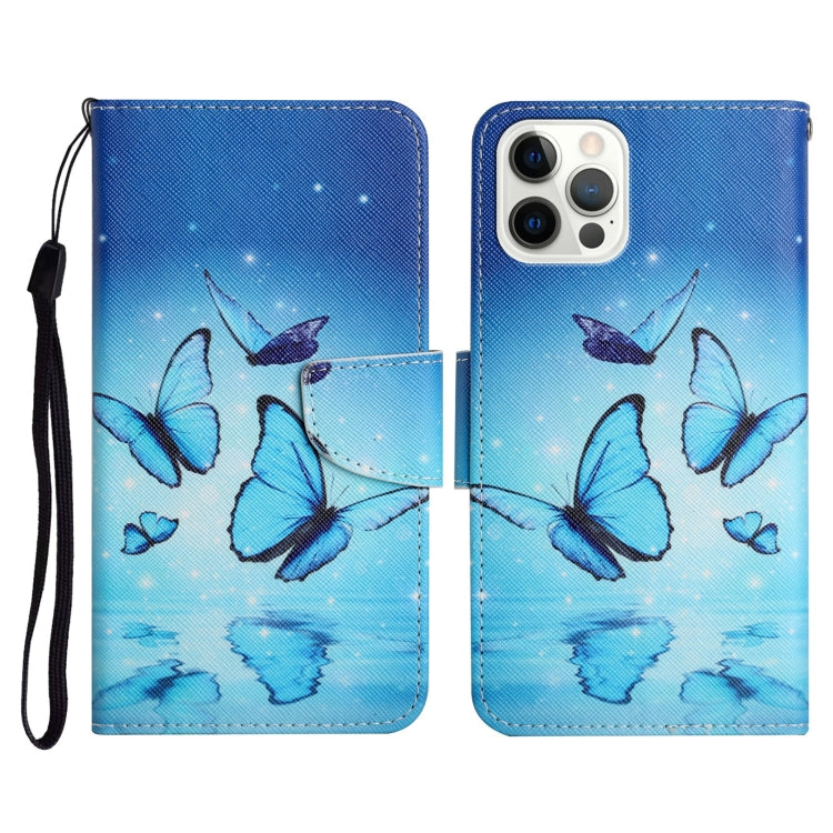 Painted Pattern Horizontal Flip Leather Case with Holder & Card Slot & Wallet, For iPhone 13 Pro Max, For iPhone 13 Pro, For iPhone 13
