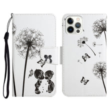 Load image into Gallery viewer, Painted Pattern Horizontal Flip Leather Case with Holder &amp; Card Slot &amp; Wallet, For iPhone 13 Pro Max, For iPhone 13 Pro, For iPhone 13