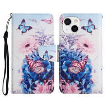 Load image into Gallery viewer, Painted Pattern Horizontal Flip Leather Case with Holder &amp; Card Slot &amp; Wallet, For iPhone 13 Pro Max, For iPhone 13 Pro, For iPhone 13
