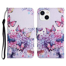 Load image into Gallery viewer, Painted Pattern Horizontal Flip Leather Case with Holder &amp; Card Slot &amp; Wallet, For iPhone 13 Pro Max, For iPhone 13 Pro, For iPhone 13