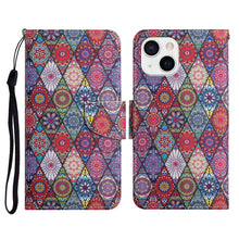 Load image into Gallery viewer, Painted Pattern Horizontal Flip Leather Case with Holder &amp; Card Slot &amp; Wallet, For iPhone 13 Pro Max, For iPhone 13 Pro, For iPhone 13