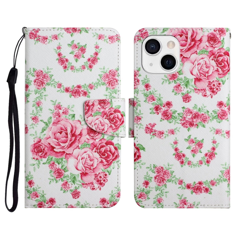 Painted Pattern Horizontal Flip Leather Case with Holder & Card Slot & Wallet, For iPhone 13 mini, For iPhone 12 Pro Max, For iPhone 12 / 12 Pro