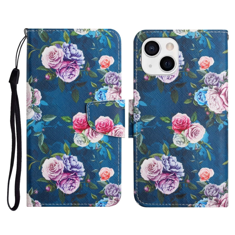Painted Pattern Horizontal Flip Leather Case with Holder & Card Slot & Wallet, For iPhone 13 mini, For iPhone 12 Pro Max, For iPhone 12 / 12 Pro